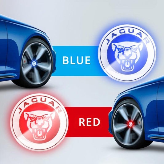 Jaguar Compatible LED Magnetic Levitation Hub Caps - LumeAuto