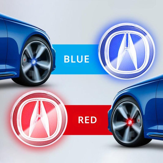 Acura Compatible LED Magnetic Levitation Hub Caps - LumeAuto