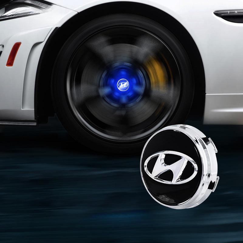 Hyundai Compatible LED Magnetic Levitation Hub Caps - LumeAuto