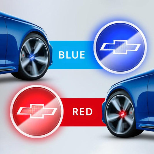Chevrolet Compatible LED Magnetic Levitation Hub Caps - LumeAuto