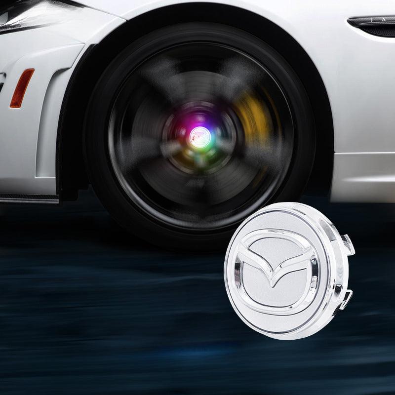 Mazda Compatible LED Magnetic Levitation Hub Caps - LumeAuto