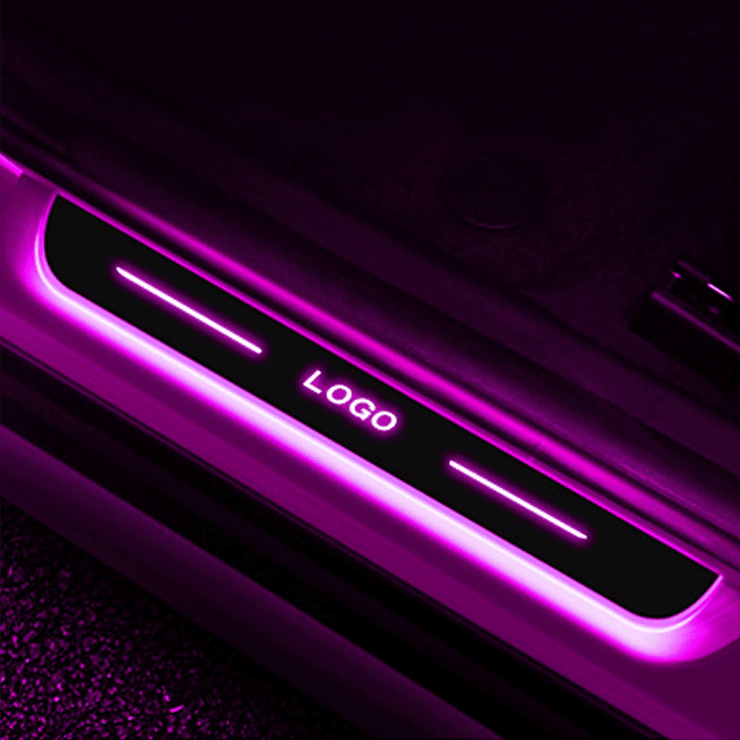 Automotive AI Controlled LED Colorful LED Car door sills-Customized