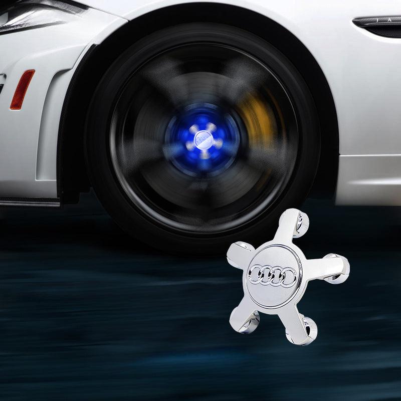 Audi Compatible LED Magnetic Levitation Hub Caps - LumeAuto