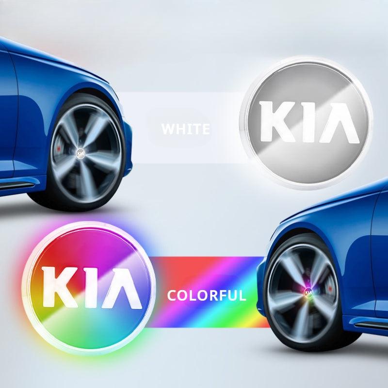Kia Compatible LED Magnetic Levitation Hub Caps - LumeAuto