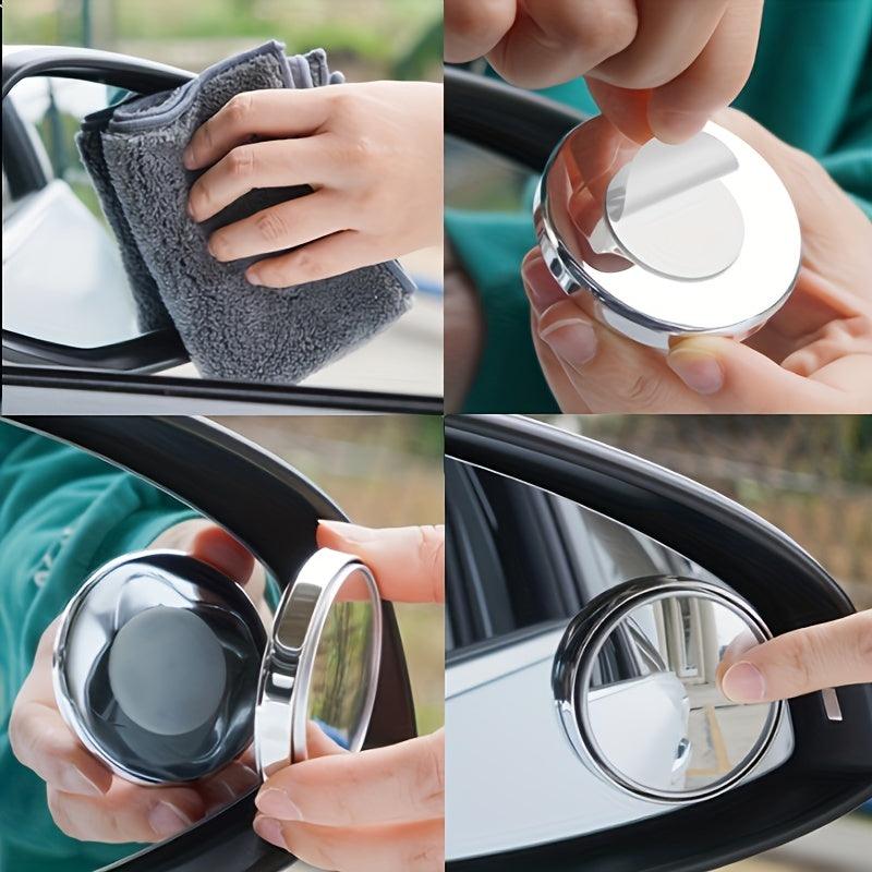 360° Adjustable Rearview Mirror Combo for Enhanced Visibility and Safety on the Road - LumeAuto