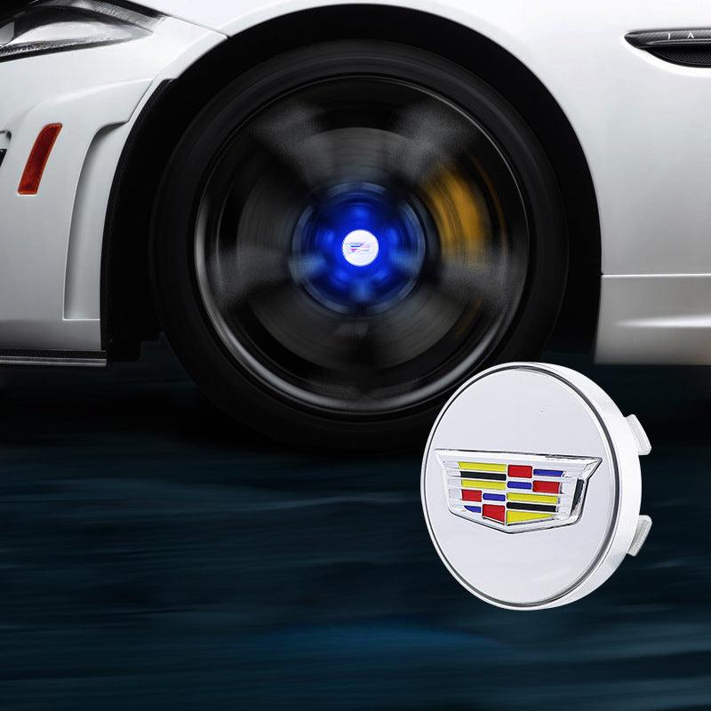 Cadillac Compatible LED Magnetic Levitation Hub Caps - LumeAuto