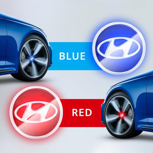 Hyundai Compatible LED Magnetic Levitation Hub Caps - LumeAuto