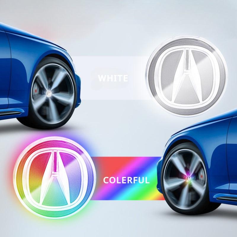 Acura Compatible LED Magnetic Levitation Hub Caps - LumeAuto