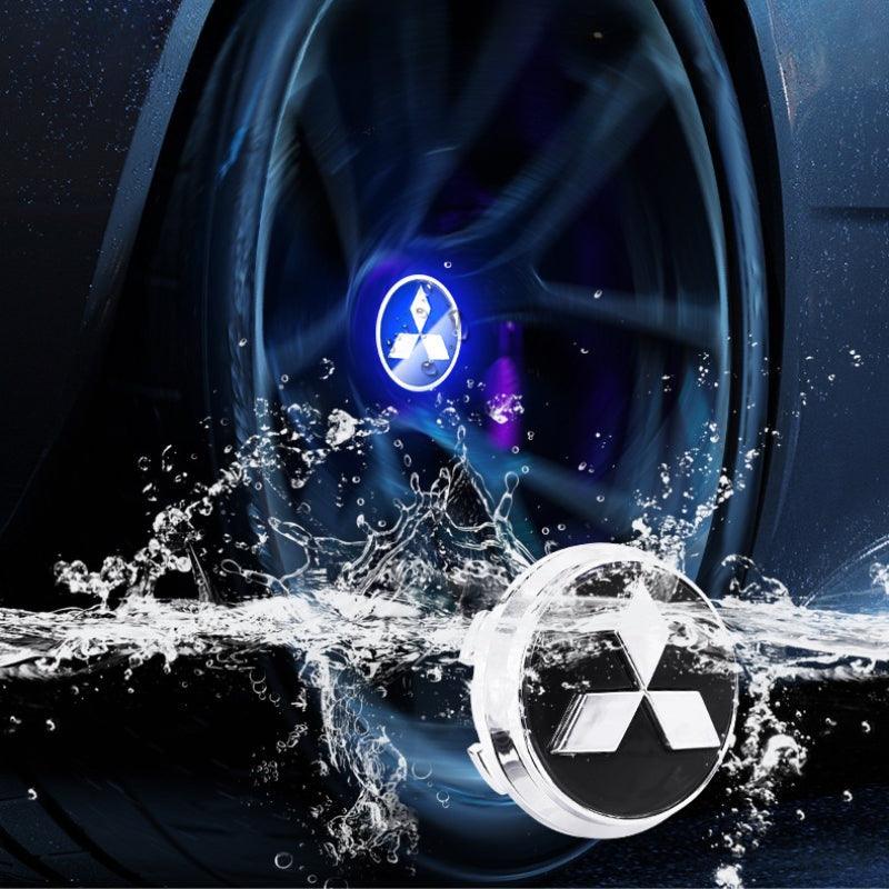 Mitsubishi Compatible LED Magnetic Levitation Hub Caps - LumeAuto