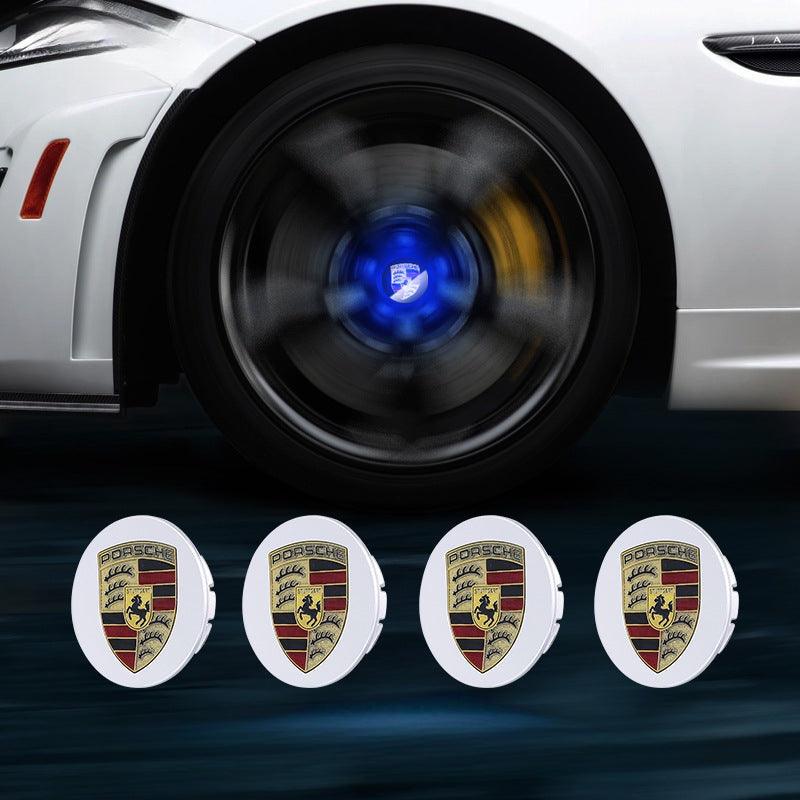 Porsche Compatible LED Magnetic Levitation Hub Caps - LumeAuto