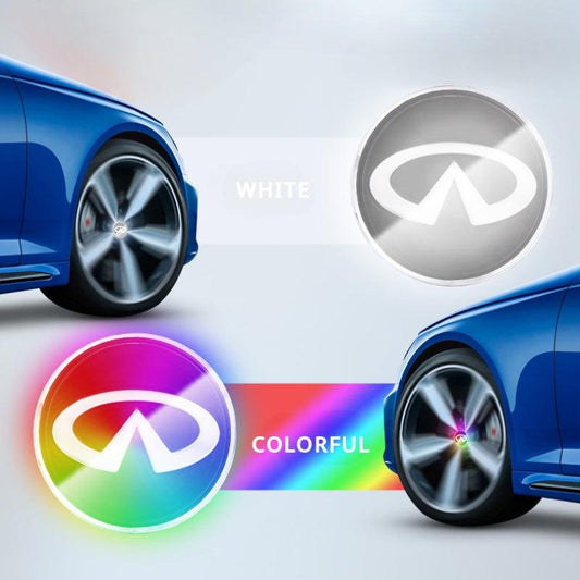 Infiniti Compatible LED Magnetic Levitation Hub Caps - LumeAuto