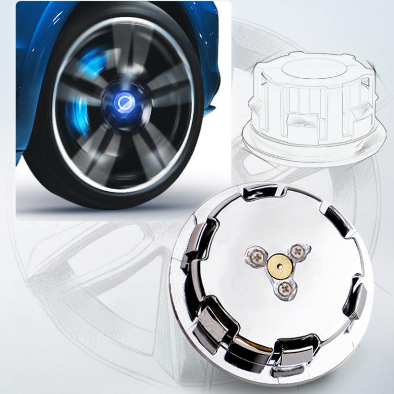 Volvo Compatible LED Magnetic Levitation Hub Caps - LumeAuto