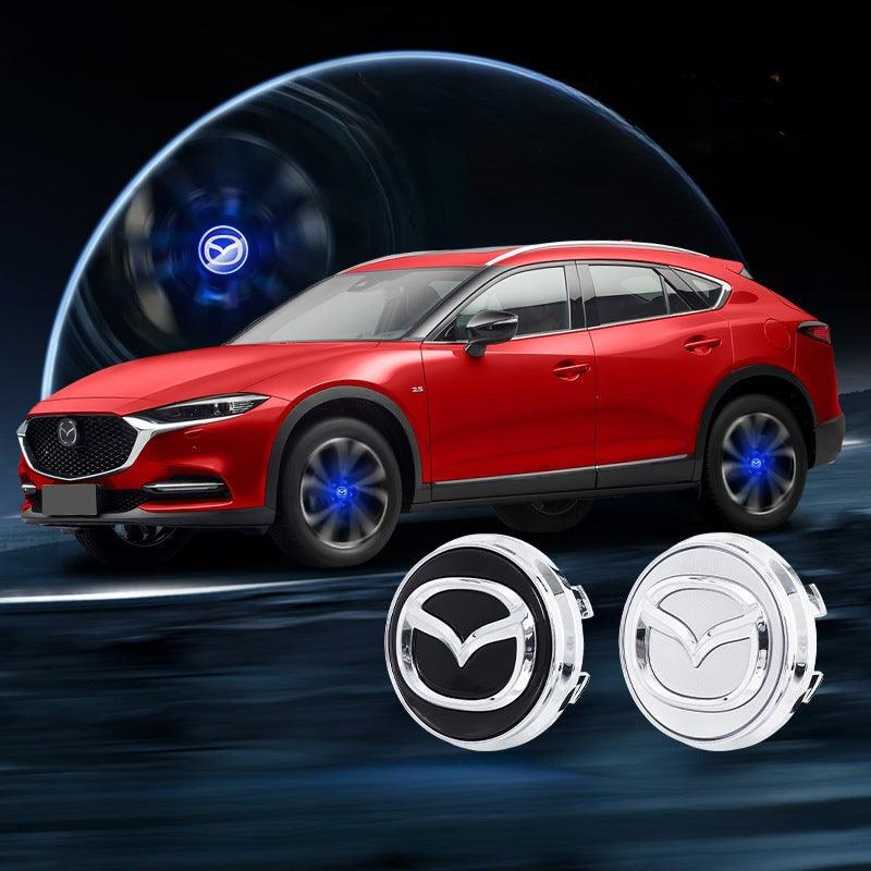 Mazda Compatible LED Magnetic Levitation Hub Caps - LumeAuto
