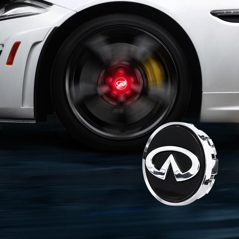 Infiniti Compatible LED Magnetic Levitation Hub Caps - LumeAuto