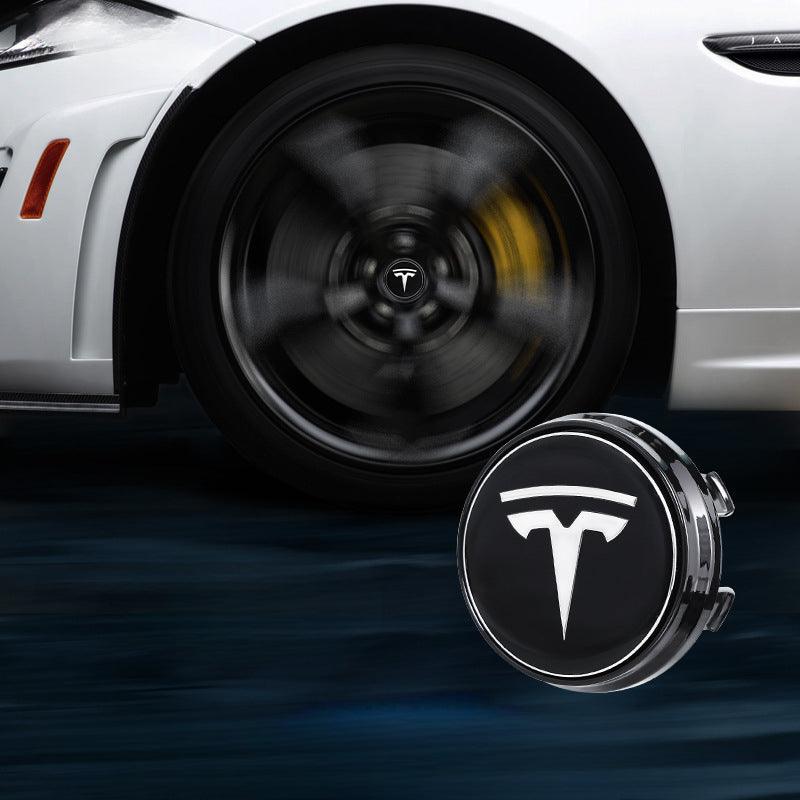 Tesla Compatible LED Magnetic Levitation Hub Caps - LumeAuto