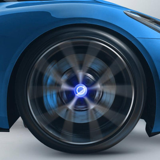 Volvo Compatible LED Magnetic Levitation Hub Caps - LumeAuto