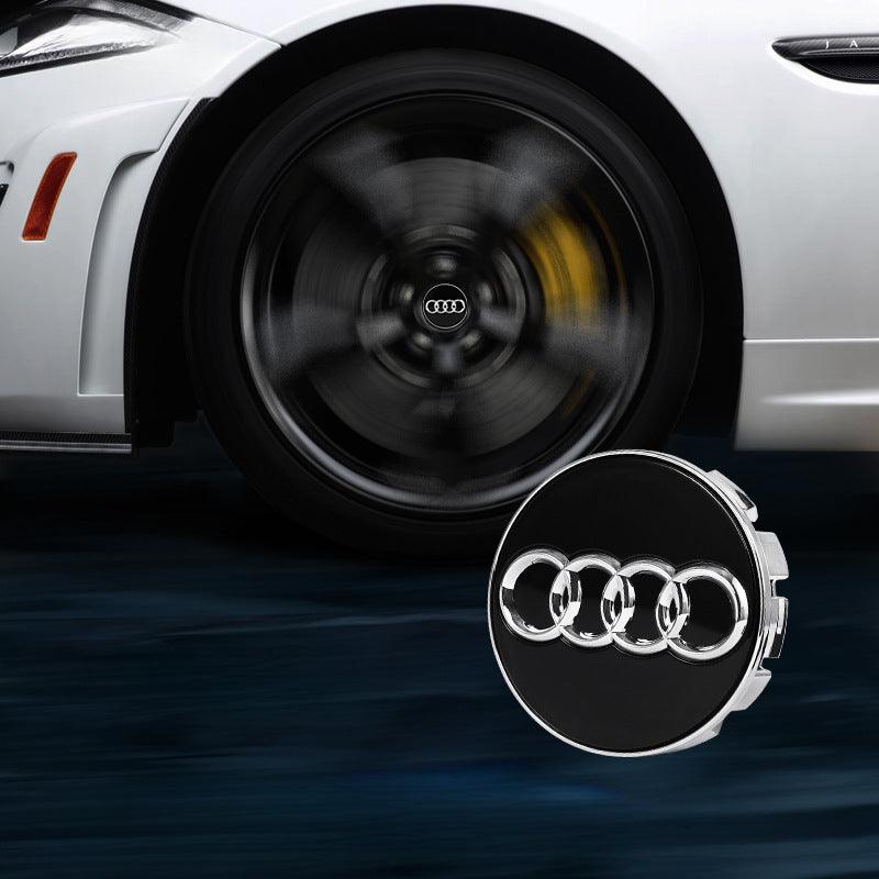 Audi Compatible LED Magnetic Levitation Hub Caps - LumeAuto