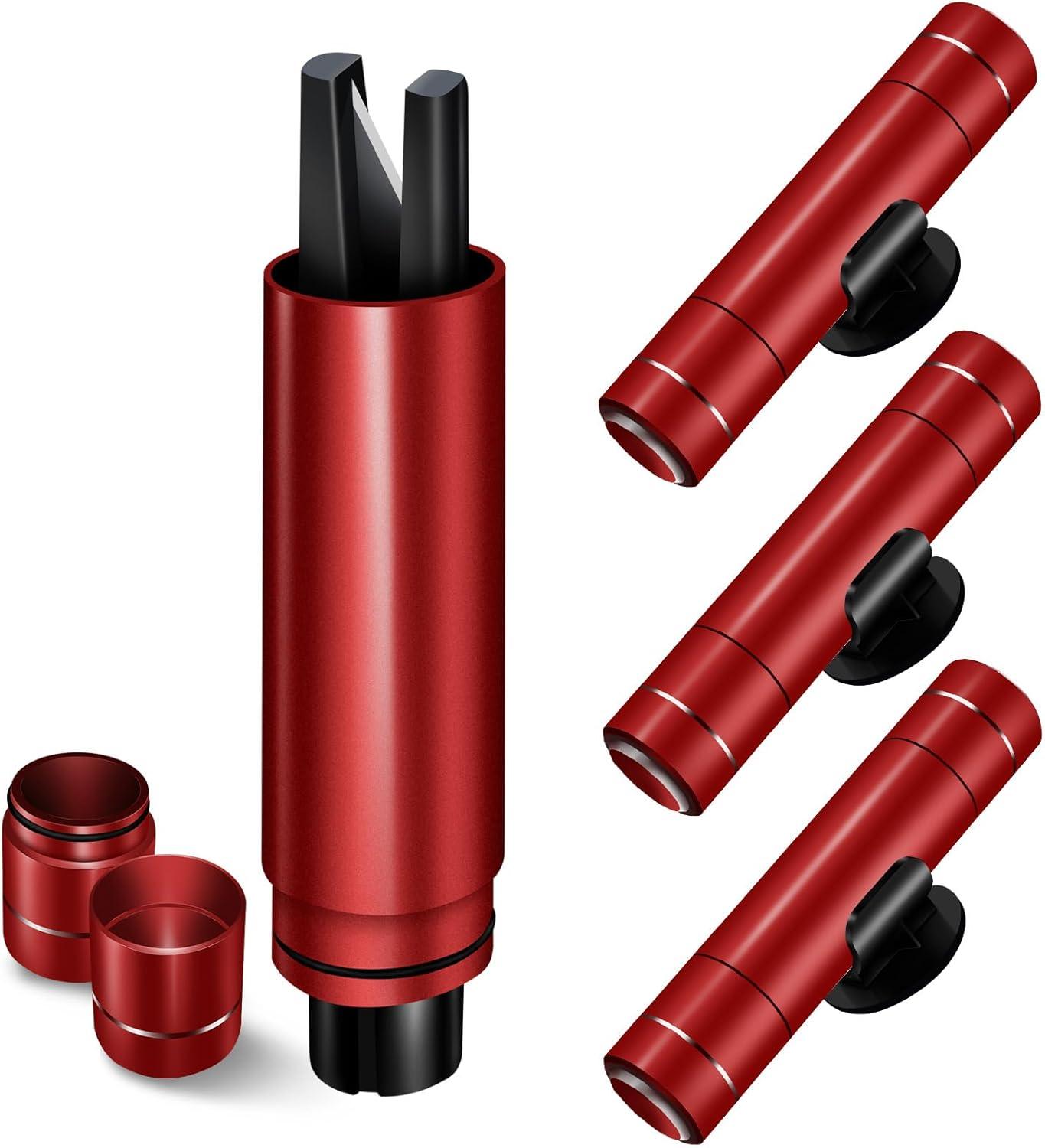 Car Window Breaker and Seatbelt Cutter 2 Pack, 2-in-1 Car Safety Hammer - LumeAuto