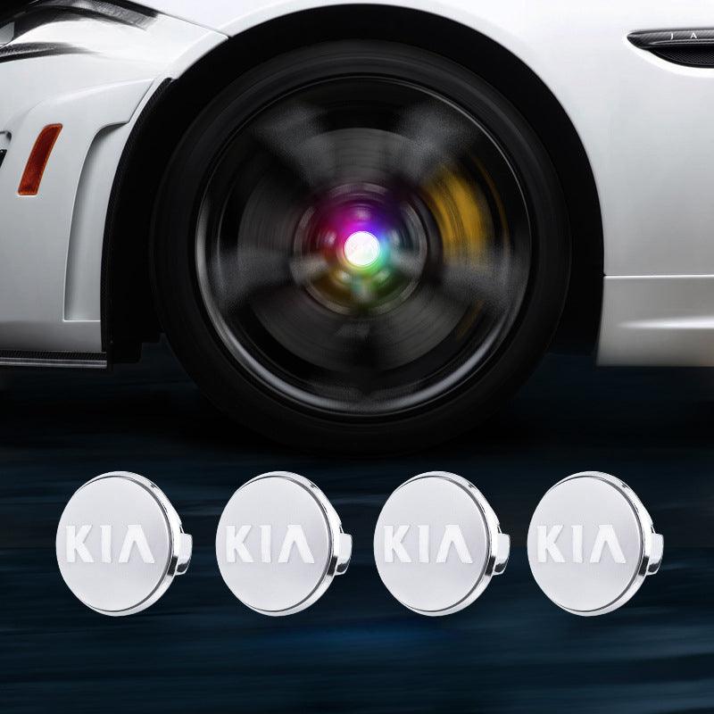 Kia Compatible LED Magnetic Levitation Hub Caps - LumeAuto