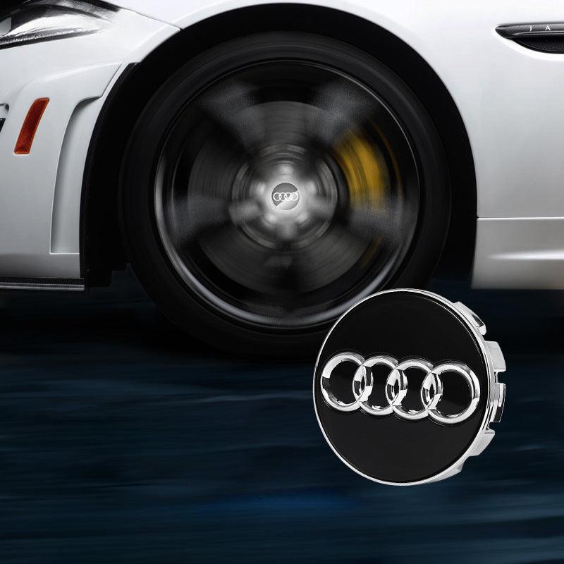 Audi Compatible LED Magnetic Levitation Hub Caps - LumeAuto