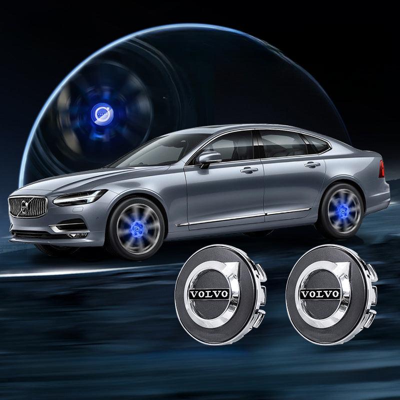 Volvo Compatible LED Magnetic Levitation Hub Caps - LumeAuto