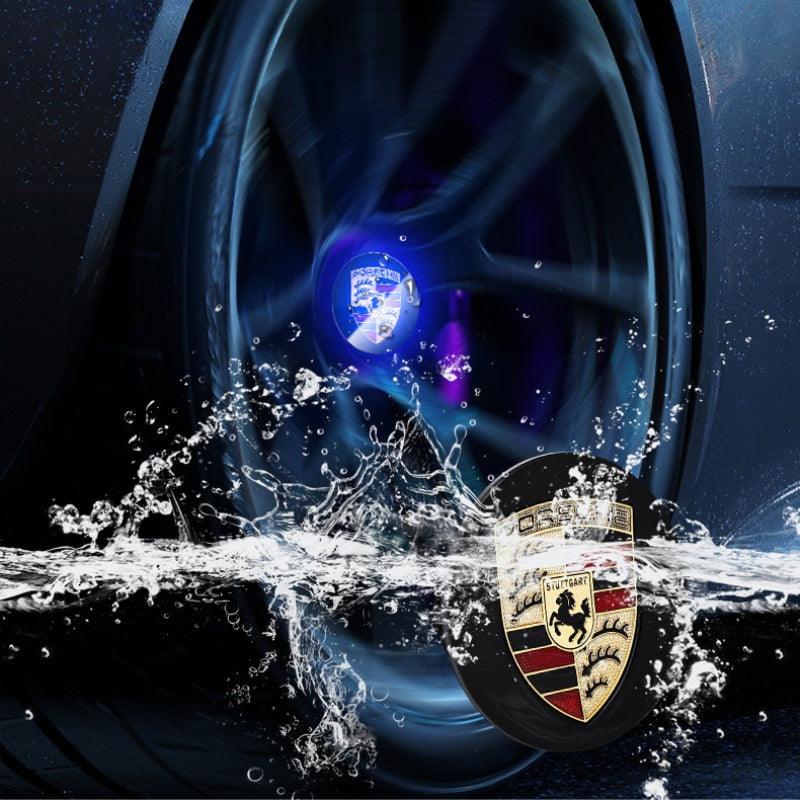 Porsche Compatible LED Magnetic Levitation Hub Caps - LumeAuto