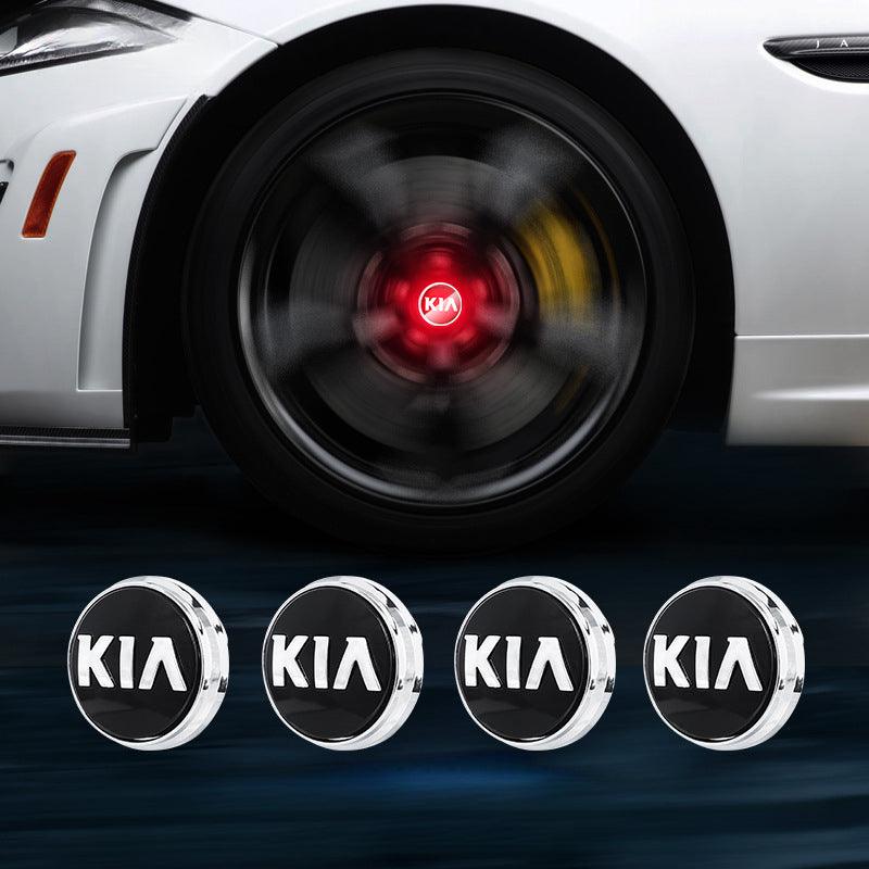 Kia Compatible LED Magnetic Levitation Hub Caps - LumeAuto