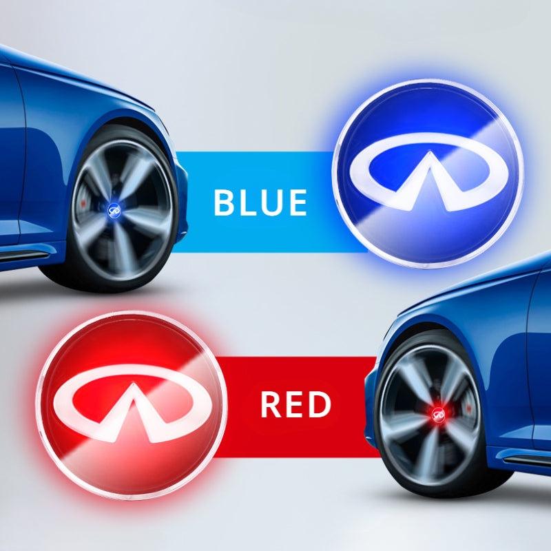 Infiniti Compatible LED Magnetic Levitation Hub Caps - LumeAuto