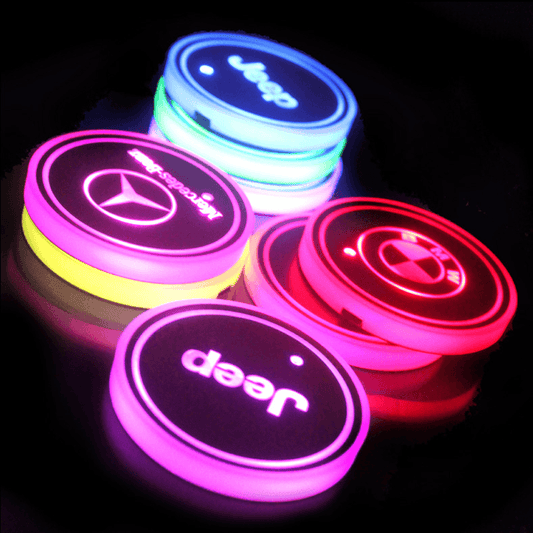 Car LED Cup Holder Lights - LumeAuto