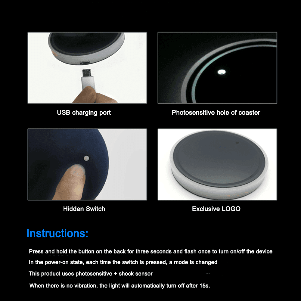 Corvette Exclusive LED Cup Holder Light - LumeAuto