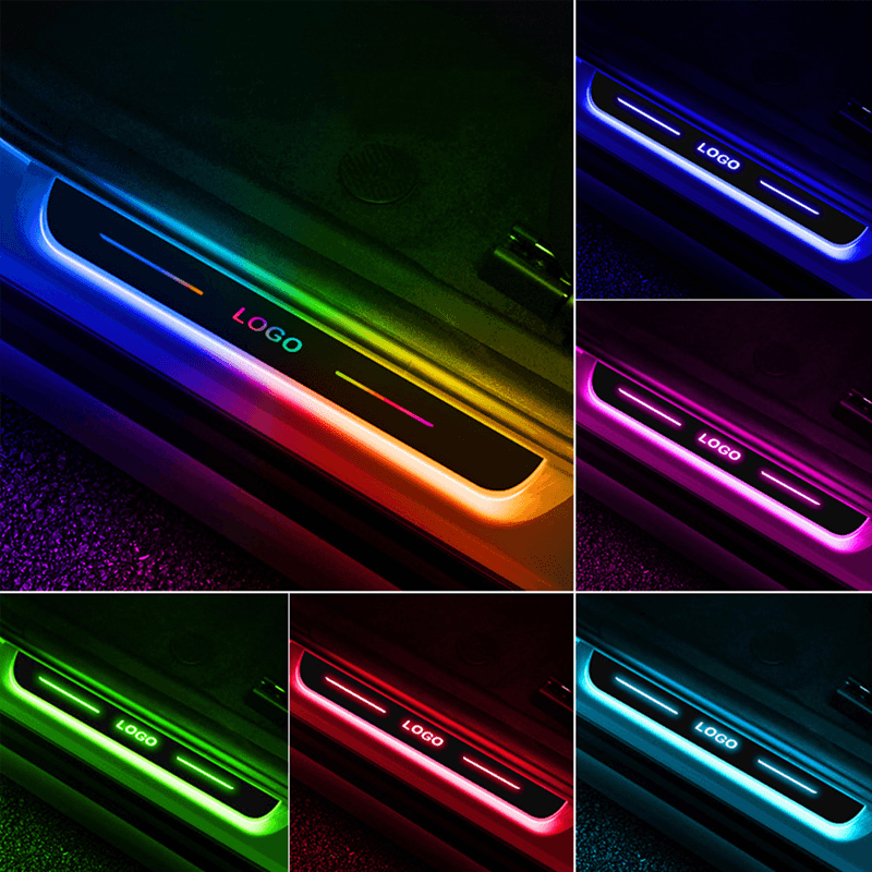 Automotive AI Controlled LED Colorful LED Car door sills-Customized