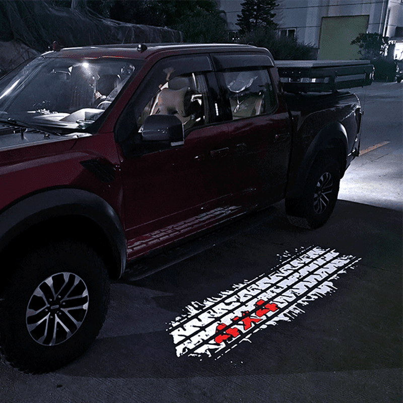 Ford Compatible Rearview Mirror Projector Light Blanket - LumeAuto