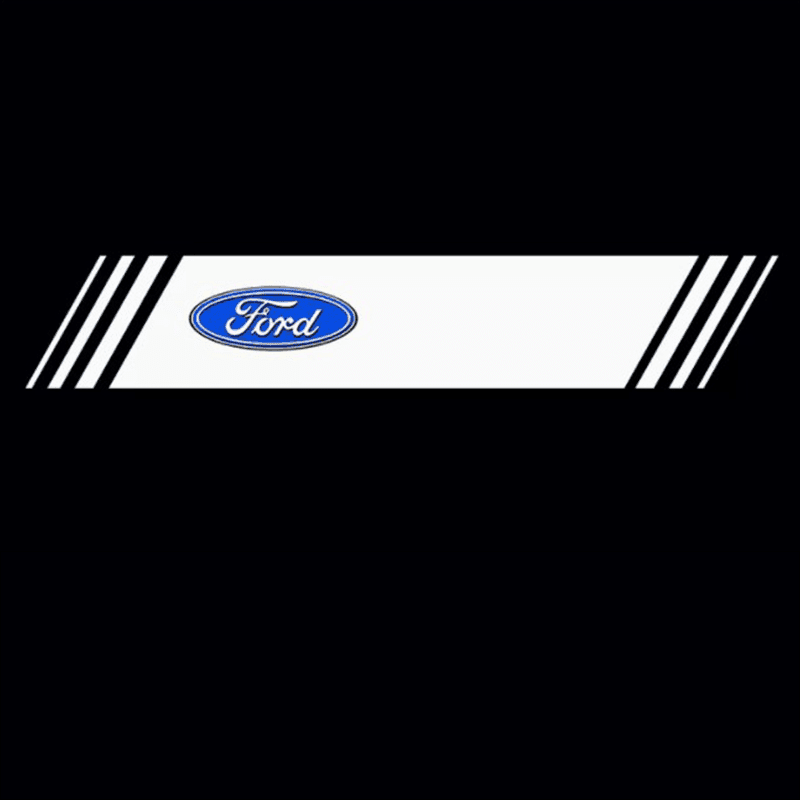 Ford Compatible Rearview Mirror Projector Light Blanket - LumeAuto