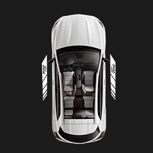 Ford Compatible Rearview Mirror Projector Light Blanket - LumeAuto