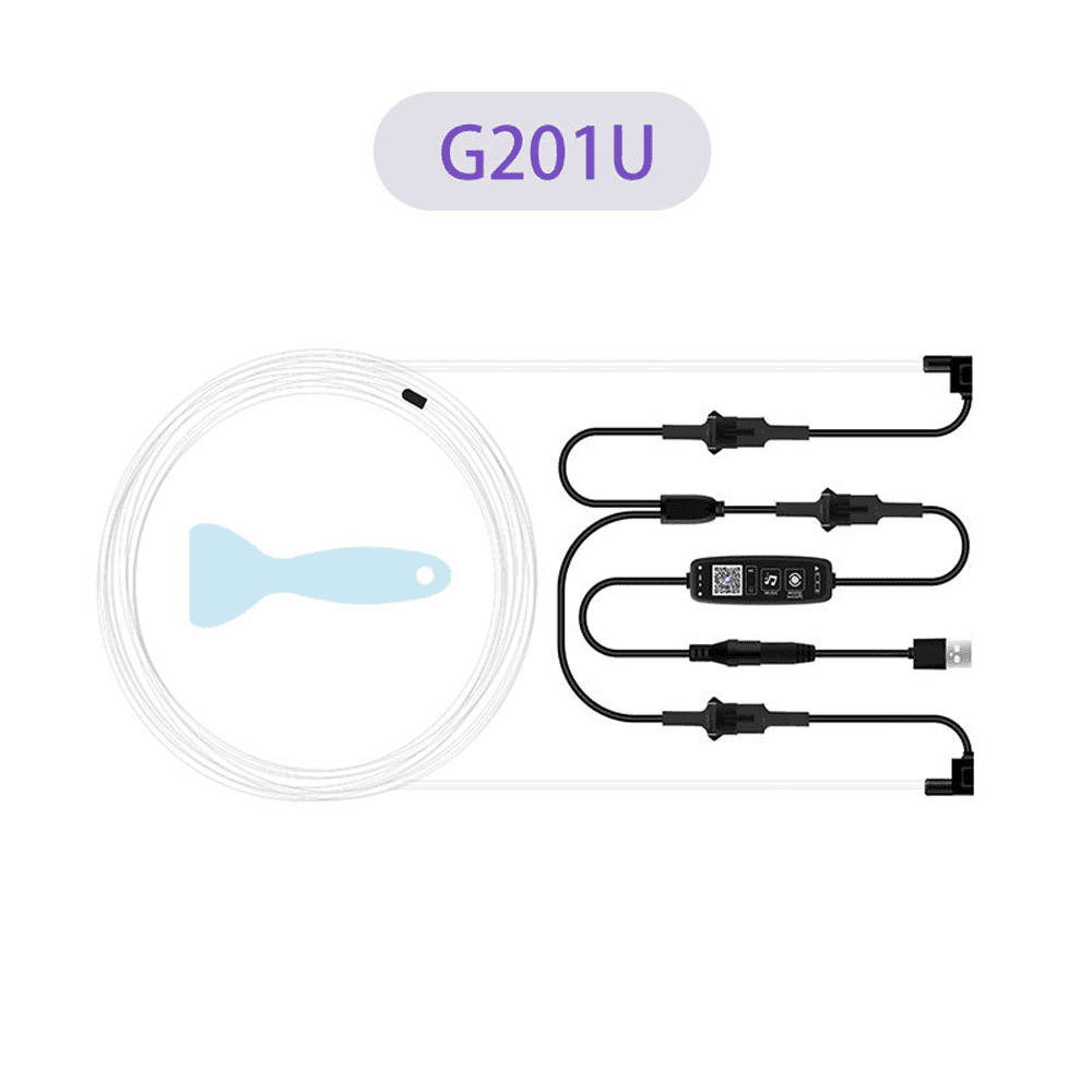 LED Intelligent Voice Control Atmosphere Light Belt Set - LumeAuto