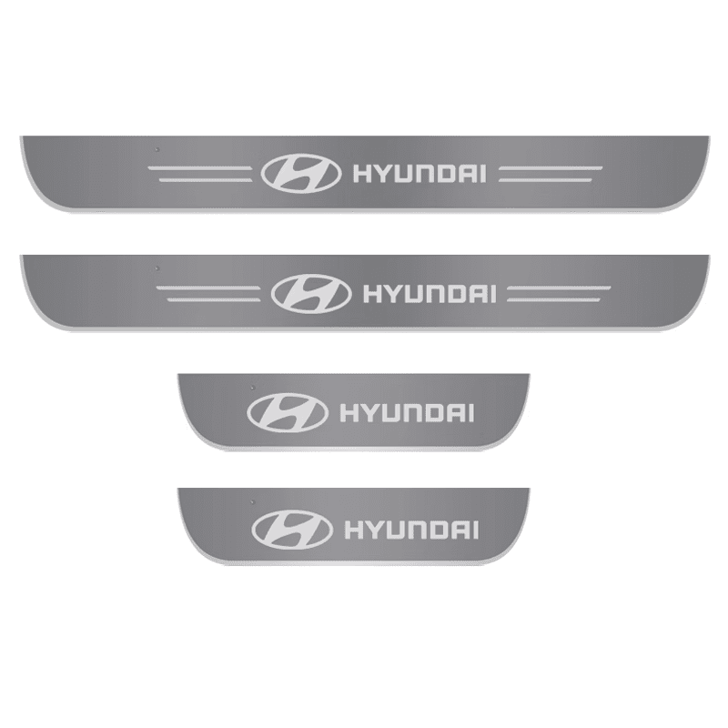 Hyundai Compatible Intelligent LED Colorful Car Door Sill Protector