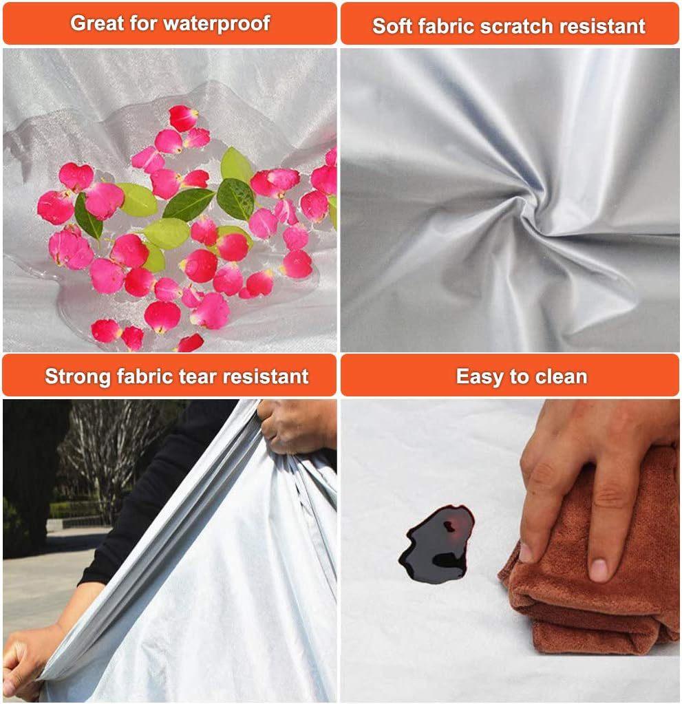 Best All-weather Car Cover, 6-layer Car Cover, Waterproof Outdoor Car Cover with 100% UV Protection, Suitable for Hatchbacks, Sedans, SUVs - LumeAuto