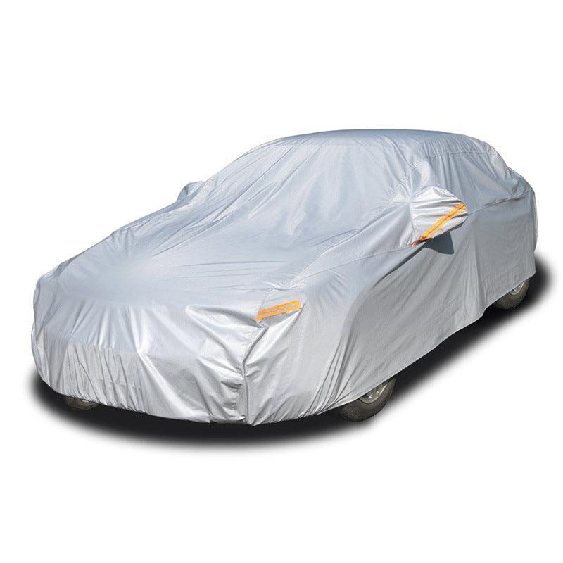 Best All-weather Car Cover, 6-layer Car Cover, Waterproof Outdoor Car Cover with 100% UV Protection, Suitable for Hatchbacks, Sedans, SUVs - LumeAuto