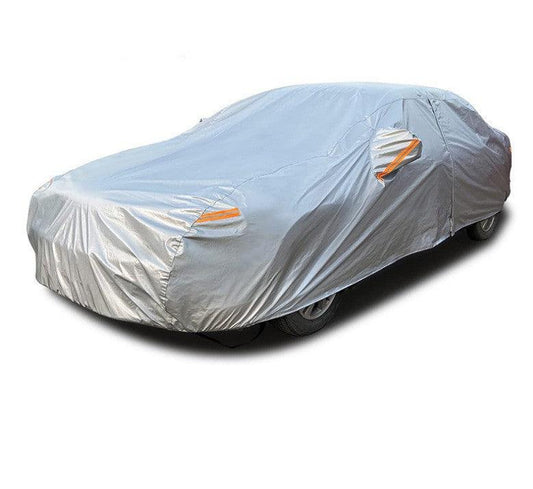 Best All-weather Car Cover, 6-layer Car Cover, Waterproof Outdoor Car Cover with 100% UV Protection, Suitable for Hatchbacks, Sedans, SUVs - LumeAuto