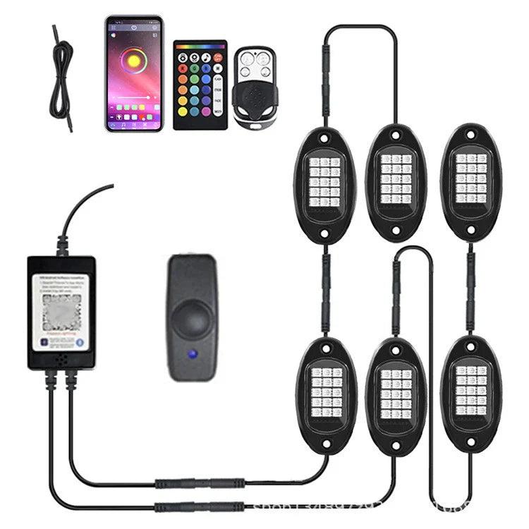 RGB Underglow APP Control Ambient Light LED Car Neon Light - LumeAuto