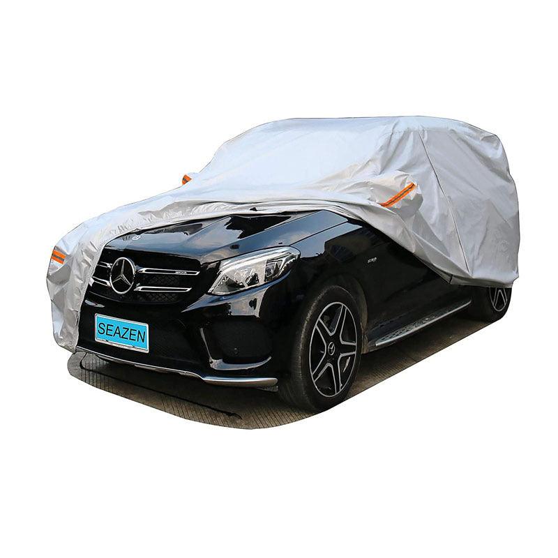 Best All-weather Car Cover, 6-layer Car Cover, Waterproof Outdoor Car Cover with 100% UV Protection, Suitable for Hatchbacks, Sedans, SUVs - LumeAuto