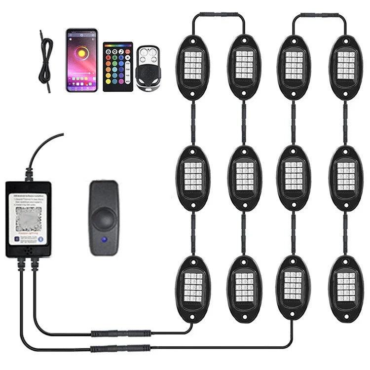 RGB Underglow APP Control Ambient Light LED Car Neon Light - LumeAuto