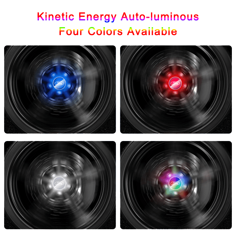 Ford Compatible LED Magnetic Levitation Hub Caps - LumeAuto