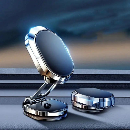 Super Magnetic Car Folding Mobile Phone Bracket 360 Rotating Navigation Bracket - LumeAuto