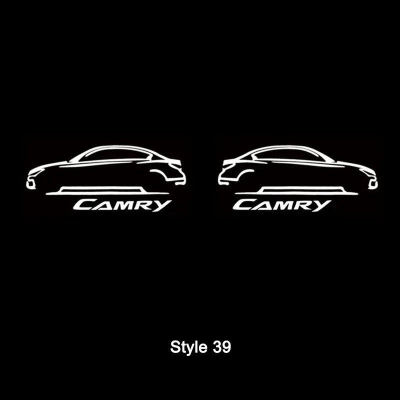 Toyota Compatible Door Projection Light 2.0 (Larger, No Blue Border)