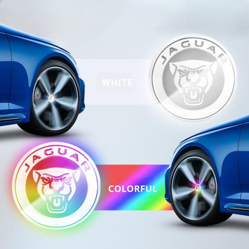 Jaguar Compatible LED Magnetic Levitation Hub Caps - LumeAuto