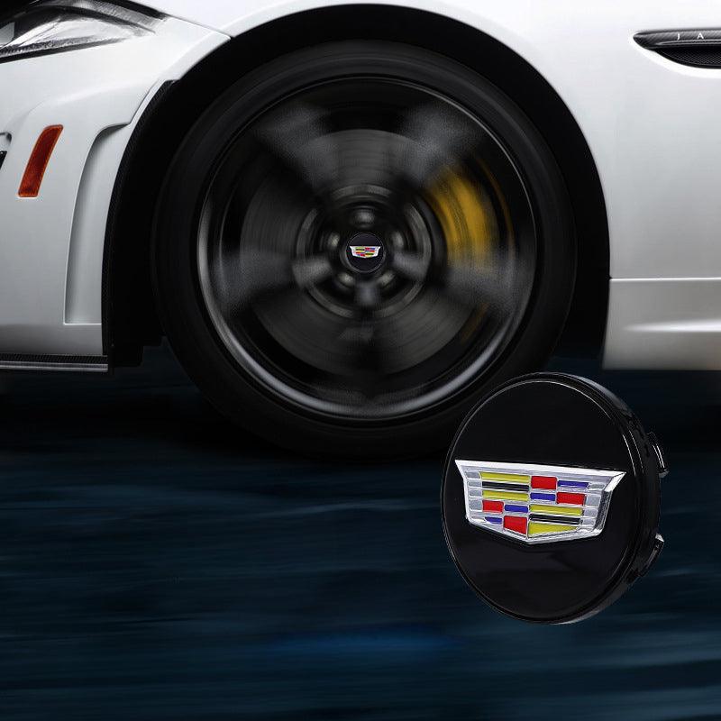 Cadillac Compatible LED Magnetic Levitation Hub Caps - LumeAuto