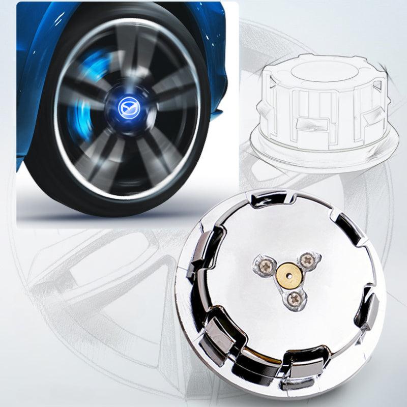 Mazda Compatible LED Magnetic Levitation Hub Caps - LumeAuto