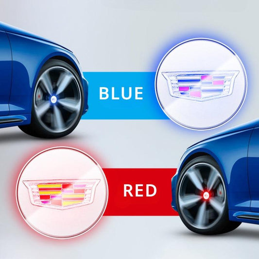 Cadillac Compatible LED Magnetic Levitation Hub Caps - LumeAuto