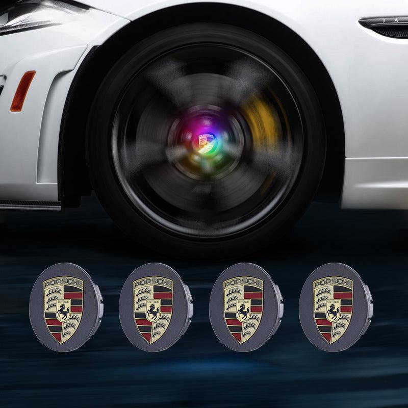 Porsche Compatible LED Magnetic Levitation Hub Caps - LumeAuto